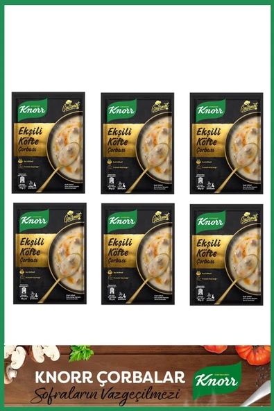 Gurme Ekşili Köfte Çorbası 79 gr x 6 Adet