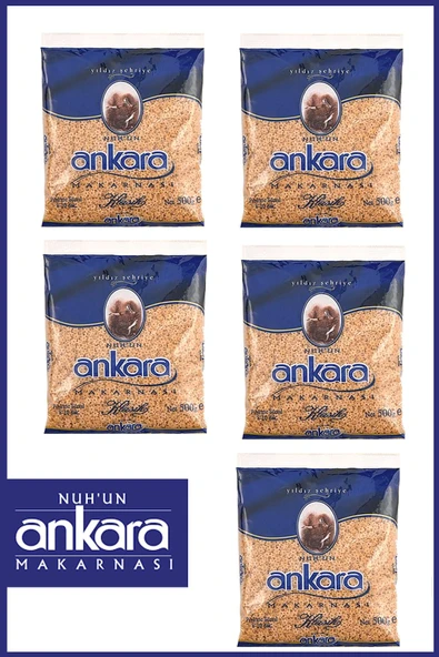 Nuh'un Ankara Yıldız Şehriye Makarna 500 gr x 5 Adet