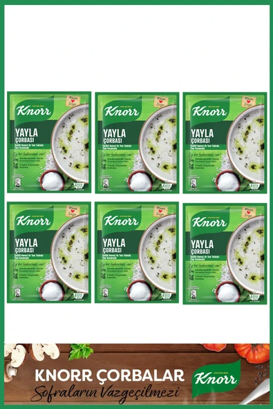 Yayla Çorbası 72 gr x 6 Adet