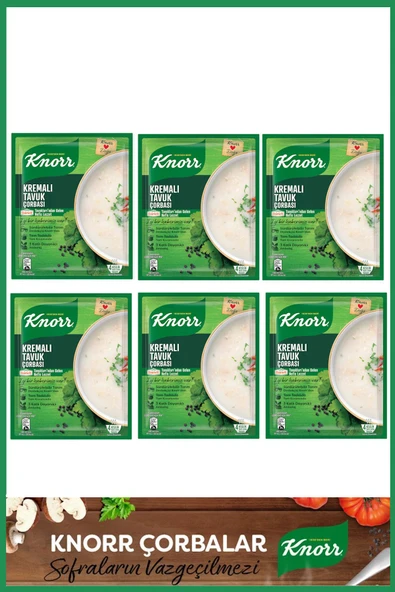 Kremalı Tavuk Çorbası 65 gr x 6 Adet
