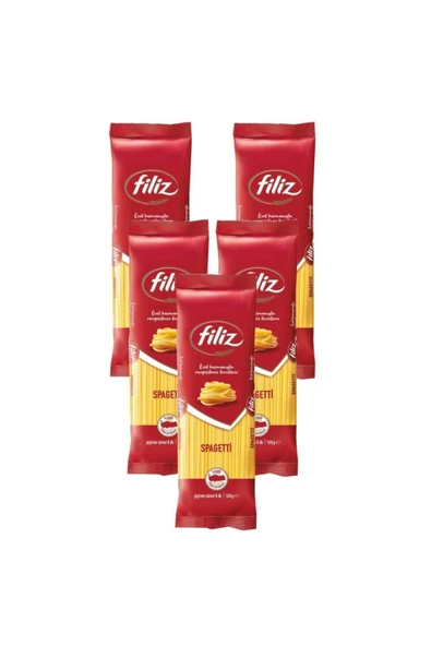 Filiz Yassı Spagetti Makarna 500 Gr X 5 - Resim 3
