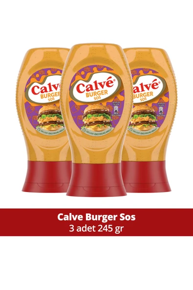 Calve Burger Sos 245g x3