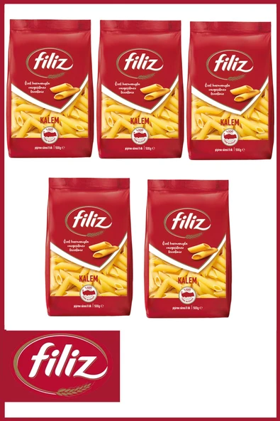 Filiz Kalem Makarna 500 Gr 5'li Paket ürün görseli
