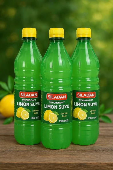 Sıladan Limon Suyu 1 lt Pet x 3 Adet