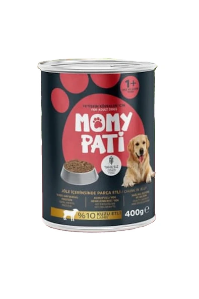 Momy Pati Etli Konserve Köpek Maması 400 gr x 4 Adet (Yetişkin Köpekler İçin) - 2