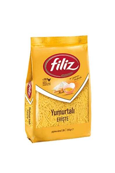 Filiz Yumurtalı Makarna Seti 350 gr X 4 Adet (ERİŞTE, BUKLE, KIRPIK, UZUN ERİŞTE) - 3