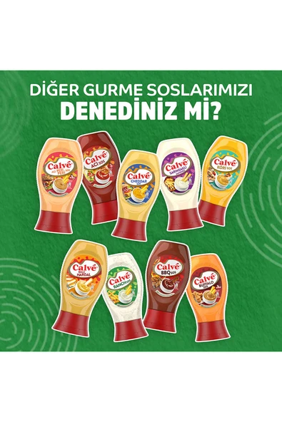 Calve Sos Çeşitleri Ranch Sos 245 G Barbekü Sos 290 G Cheddar Sos 240 G - Resim 8