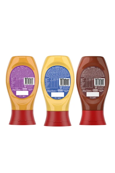 Calve BBQ Sos 290g + Cheddar Sos 240g + Burger Sos 245g - Resim 7