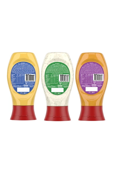 Calve Ranch Sos 245g + Cheddar Sos 240g + Burger Sos 245g - 7