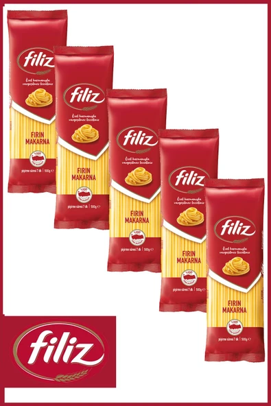 FİLİZ Fırın Makarna 500 gr X 5 Adet