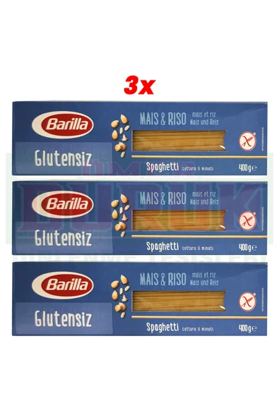 Barilla Glutensiz Spagetti (SPAGHETTİ) Makarna 400 gr X 3 Adet - 1
