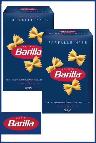 Barilla Farfalle - Mini Kelebek 500 gr X 2 Adet