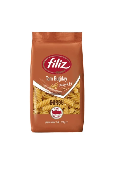 Filiz Tam Buğday Burgu Makarna 350 gr x 5 Adet - Resim 2