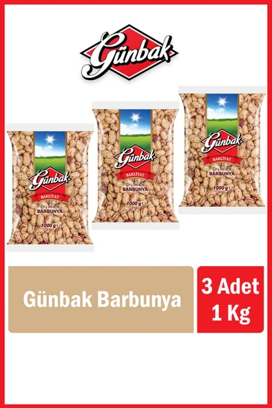 Günbak Barbunya 1 Kg x 3 Adet ürün görseli