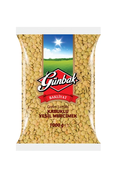 Günbak Yeşil Mercimek 1 Kg x 3 Adet - 2