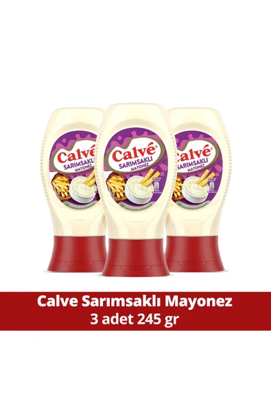 Calve Sarımsaklı Mayonez X 3 Adet