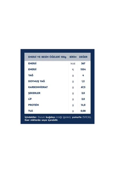 Barilla Tagliatelle Makarna 450 g x 3 adet - Resim 3