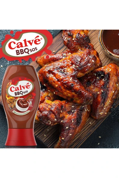 Calve Barbekü Sos 290 G Cheddar Sos 240 G Köri Sos 260 G - 3
