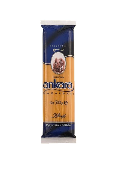 Nuh'un Ankara Spaghetti Makarna 500 gr x 5 Adet - 2