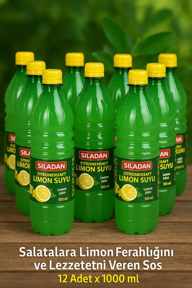 Sıladan Limon Suyu 1 lt Pet x 12 Adet - 3