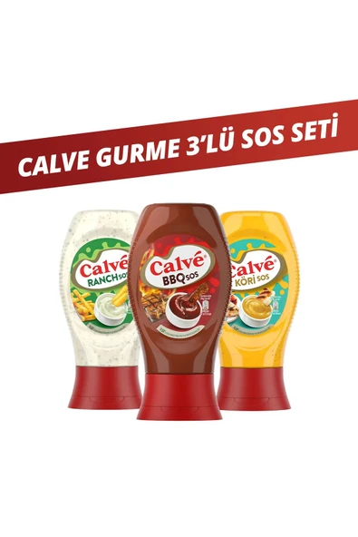 Calve Ranch Sos 245 G Barbekü Sos 290 G Köri Sos 260 G