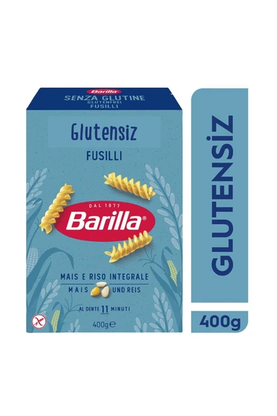 Barilla Glutensiz Burgu (Fusilli) Makarna 400 G