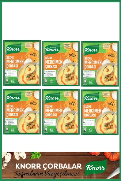 Mercimek Çorbası 76 gr x 6 Adet