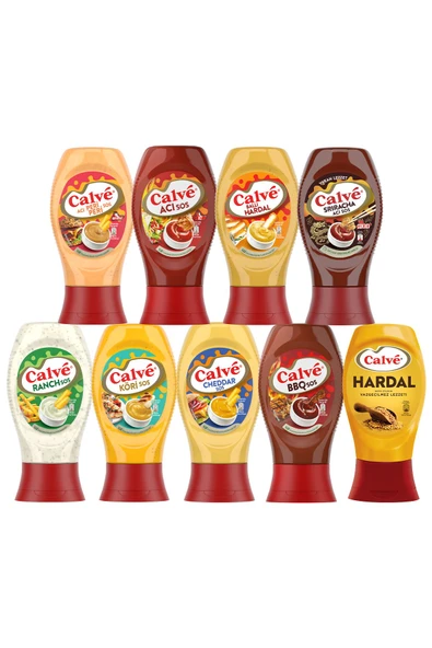 Calve Sos Paketi 9lu Set - 2