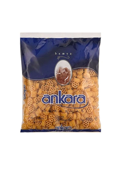 Nuh'un Ankara Bamya Makarna 500 gr x 5 Adet - Resim 2