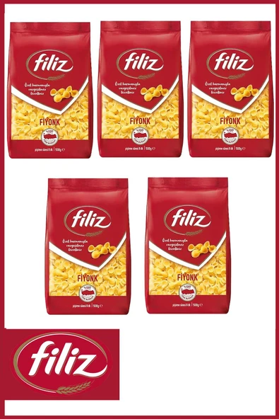 Filiz Fiyonk Makarna 500 gr X 5 Adet ürün görseli