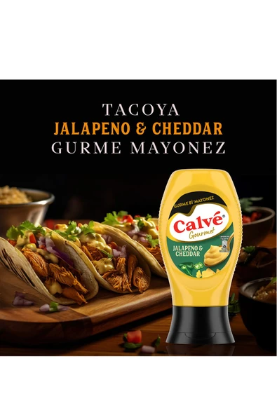 Gurme Mayonezler Sriracha 240g X1 Trüflü Mayonez 235g X1 Cheddar Jalapeno 240g X1 - Resim 2