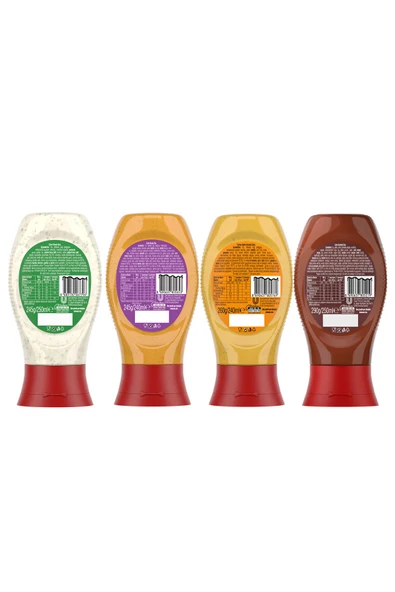 Calve Sos Paketi Ranch Sos + Ballı Hardal + Burger Sos + BBQ Sos - Resim 7