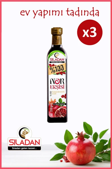 Sıladan %100 Nar Ekşisi 350gr X 3 Adet