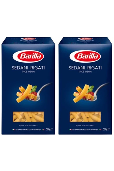 Barilla İnce Uzun (SEDANİ RİGATİ) Makarna 500 gr X 2 Adet - 5
