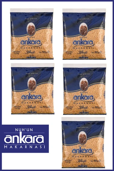 Nuh'un Ankara Arpa Şehriye Makarna 500 gr x 5 Adet ürün görseli