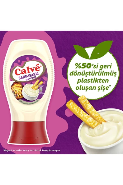 Calve Sarımsaklı Mayonez X 3 Adet - Resim 4