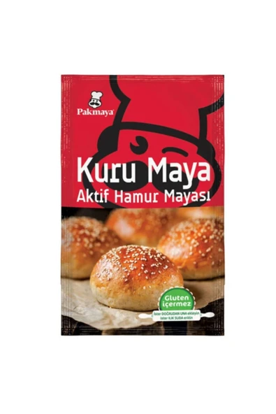 Pakmaya Kuru Hamur Mayası 100 Gr X 5 Adet