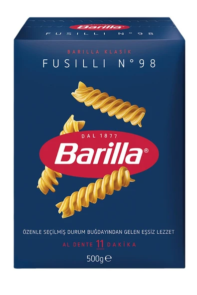 Barilla Makarna Seti 500 gr x 5 Adet (Farfalle, Tortiglioni, Fusilli, Pipe Rigate, Risoni) - 6