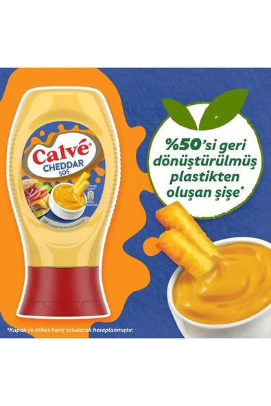 Calve Ranch Sos + Burger Sos + Trüflü Mayonez + Cheddar Sos + Ballı Hardal + BBQ Sos - 6