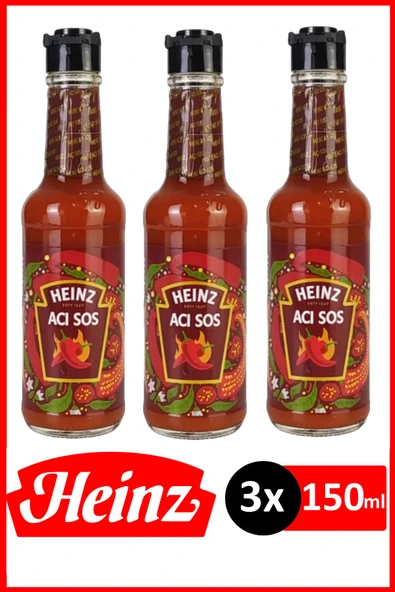 Heinz Acı Sos 150 ml x 3 Adet ürün görseli