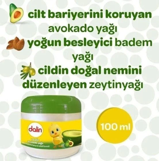 Dalin Avokado Yağlı Vazelin 100 gr - 4