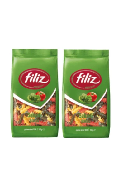 FİLİZ Sebzeli Burgu Makarna 350 Gr. X 2 Adet - 4