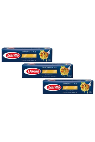 Barilla Spagetti (SPAGHETTİ) Makarna No:5 500 gr X 3 Adet ürün görseli