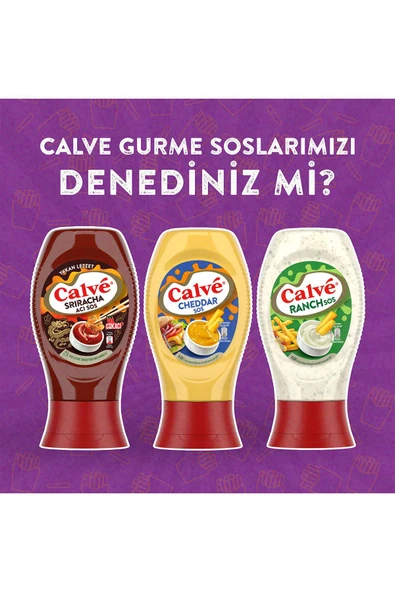 Calve Burger Sos 245g x3 - Resim 5