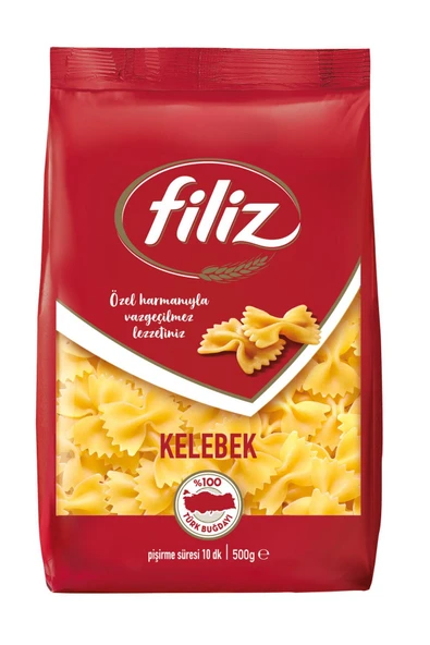 FİLİZ Kelebek Makarna 500 gr X 5 Adet - Resim 2