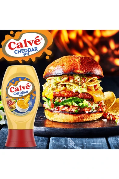 Calve Sos Cheddar 240 gr X3 Adet - Resim 3