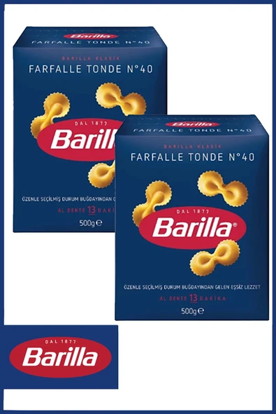 Barilla Fiyonk Makarna 500 Gr. (2'Lİ)