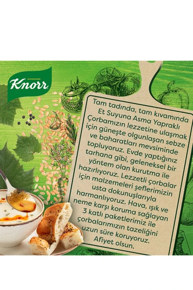 Et Suyuna Asma Yapraklı Çorba 75 gr x 6 Adet - 5