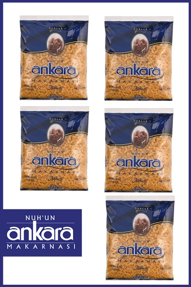 Nuh'un Ankara Boncuk Makarna 500 gr x 5 Adet ürün görseli