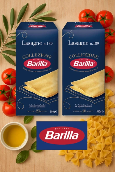 Barilla Lazanya (LASAGNE) Makarna 500 gr X 2 Adet